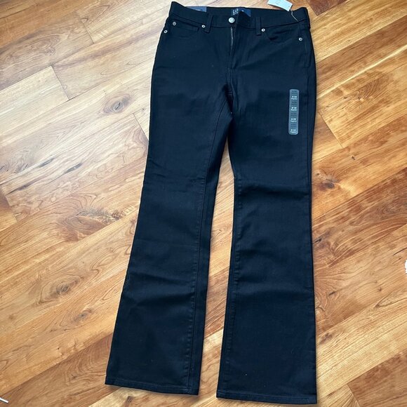 NWT** Gap black boot cut stretch jeans - Picture 2 of 4